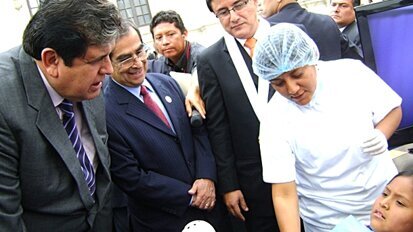 El presidente Alan García lanza la campaña 