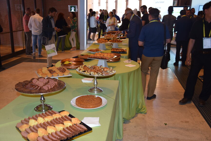 Some of the food provided at the International Expert Symposium