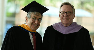 Stanley Bergman delivers commencement address at Stony Brook School of Dental Medicine
