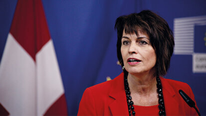 Agenda 2030: Bundesrätin Doris Leuthard zieht positive Bilanz Agenda 2030: Bundesrätin Doris Leuthard zieht positive Bilanz