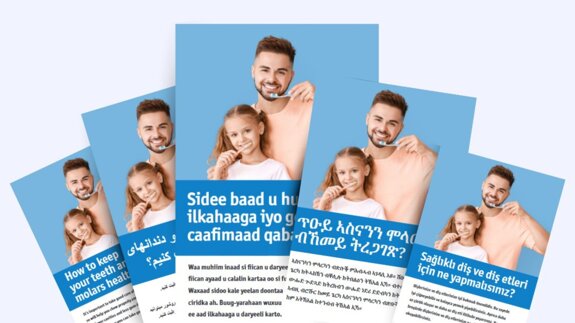 Mondzorgfolder in eenvoudige taal nu in zeven talen