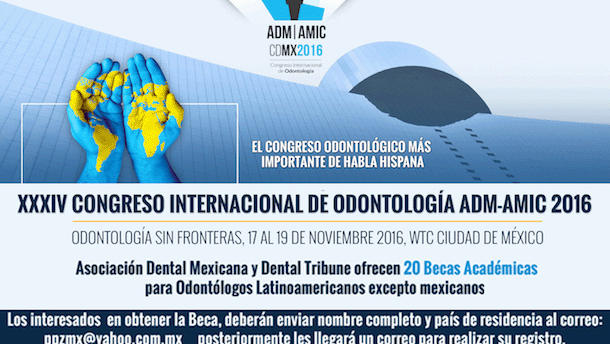 Dental Tribune le ofrece 20 becas para el Congreso Internacional de ADM