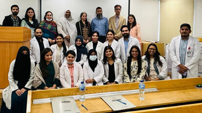 Clinical case contest at Ziauddin Dental College