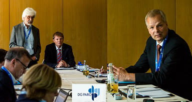 Rückgang bei Parodontitis