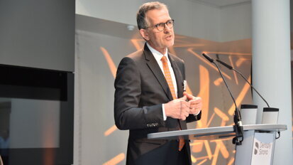 Dominique Legros (Senior Vice President of Technology Equipment and Healthcare) (Photograph: Oemus Media AG) . Dominique Legros (Senior Vice President of Technology Equipment and Healthcare)