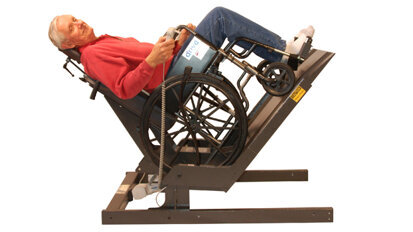 Versatilt lets wheelchair patients recline in comfort Versatilt lets wheelchair patients recline in comfort
