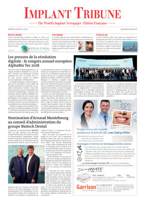 Implant Tribune France No. 1, 2019 Implant Tribune France No. 1, 2019