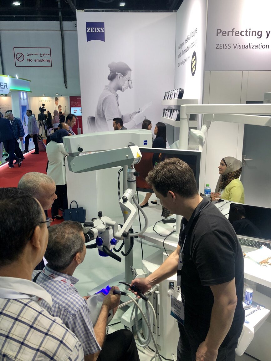 Zeiss booth at AEEDC Dubai 2019 (Photograph: DTI)