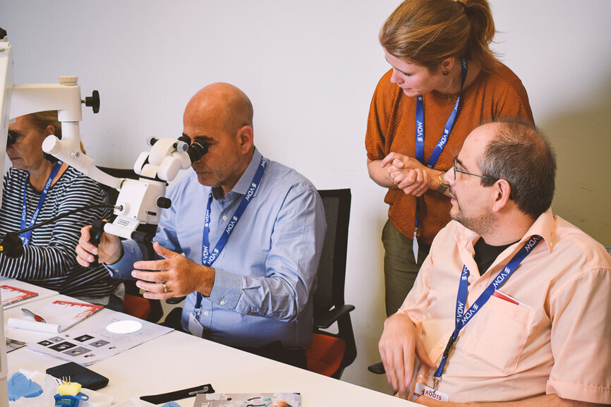 Dr. Sergio A. Rosler (left) with 