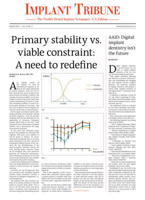 Implant Tribune U.S. No. 3, 2015