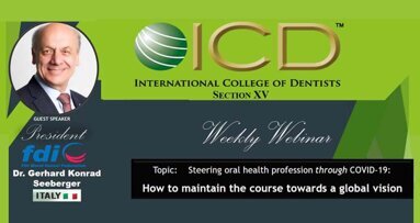 President FDI stresses for unity among dental community towards a global vision