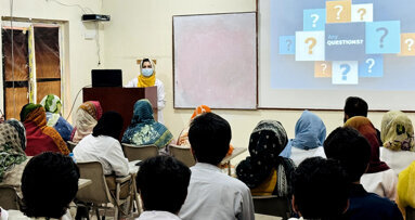 Guided tissue regeneration lecture delivers clinical insights at Bolan Dental College