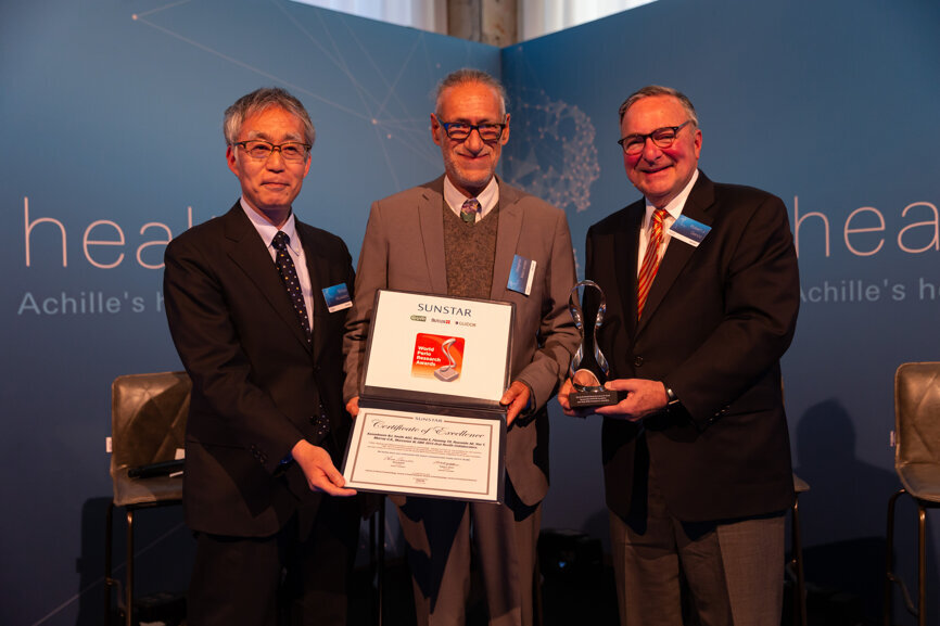 From left to right: Prof. Shinya Murakami, Prof. Wagner Marcenes and Prof. Robert Genco.