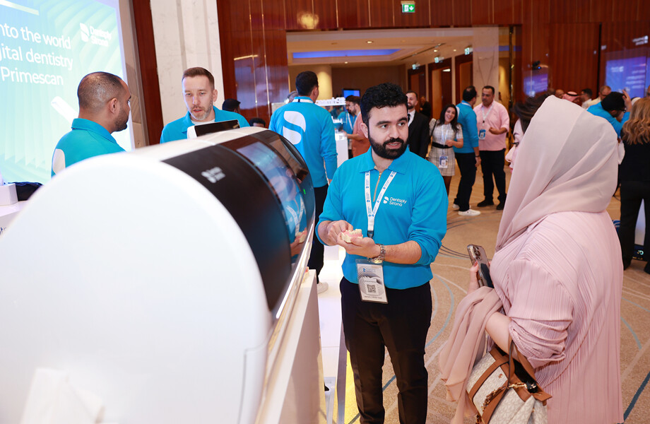 The accompanying exhibition provided a detailed look at Dentsply Sirona’s latest innovations and connected solutions. (Image: Dentsply Sirona)