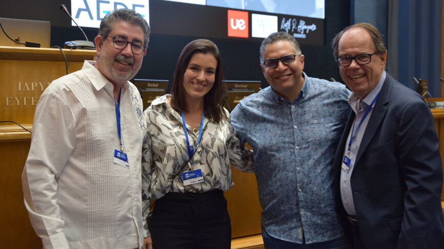 From left: Dr David E. Jaramillo, ROOTS SUMMIT speaker Dr Josiane Almeida, Dr Freddy Belliard and Steve Jones. 