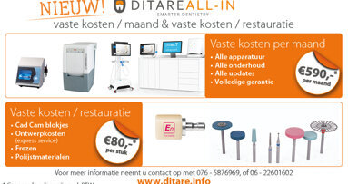 Nieuw: Ditare all-in!