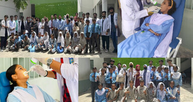 Dow Dental College, DIL School join forces for oral health awareness