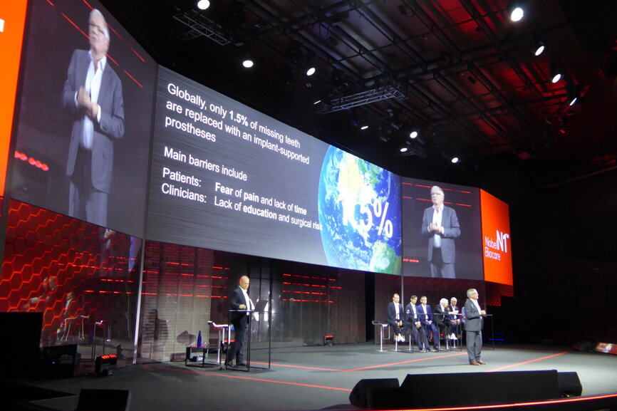 El potencial de crecimiento de la implantología es inmenso, considerando que solo un 1.5% de los dientes perdidos se reemplazan con implantes.