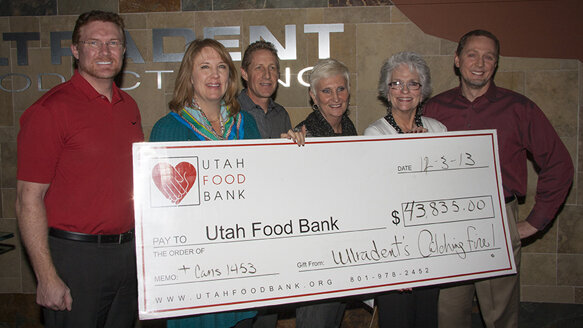 Ultradent raises over 350,000 pounds of food for Utah Food Bank and Typhoon Haiyan victims