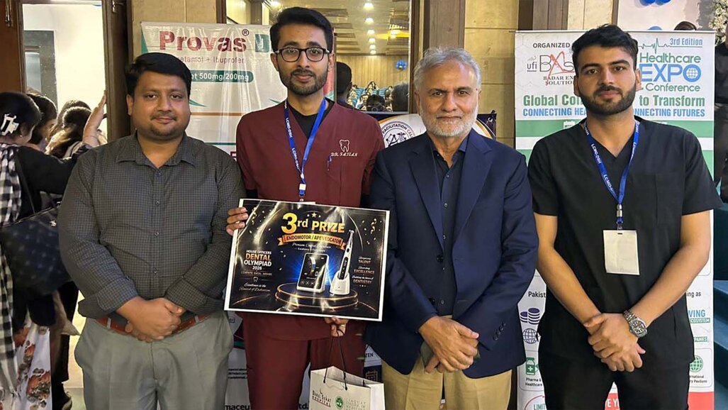 BDMC house officer secures third place at Sindh dental olympiad