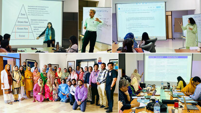 LCMD holds qualitative research, AI-based MCQs workshops