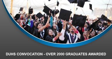 DUHS Convocation – Over 2000 graduates awarded degrees