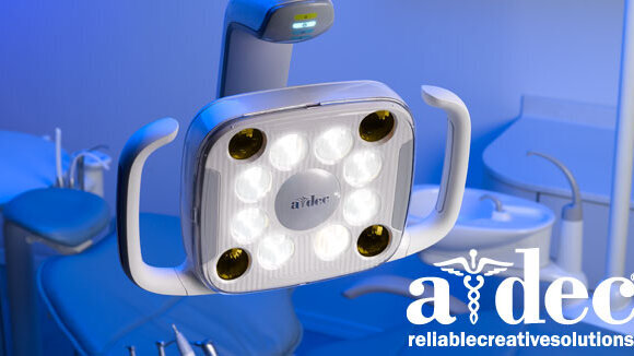 A-dec led-operatielamp gewaardeerd met twee prestigieuze prijzen