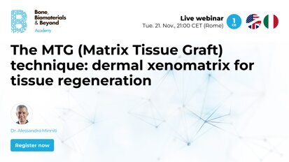 La tecnica MTG con matrice dermica eterologa nella rigenerazione dei tessuti