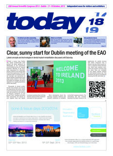 today EAO Dublin 2013, 18 Oct today EAO Dublin 2013, 18 Oct