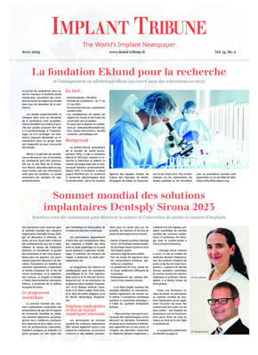 Implant Tribune France No.2, 2023 Implant Tribune France No.2, 2023