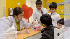 JMDC leads oral health awareness session at The City School