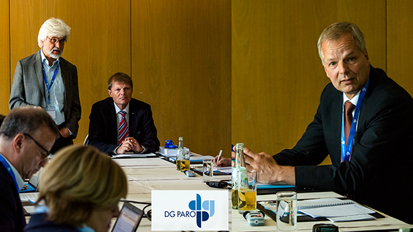 Rückgang bei Parodontitis