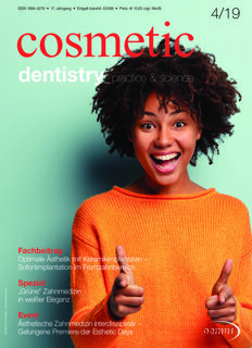 cosmetic dentistry Germany No. 4, 2019 cosmetic dentistry Germany No. 4, 2019
