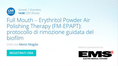 Protocollo di rimozione guidata del biofilm: un webinar live illustra la procedura
