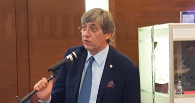 Bartolomeo Griffa, eletto Tesoriere ERO, accenna a comuni problematiche europee