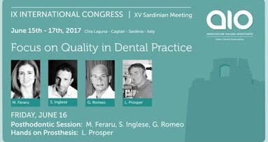 Digitale e protesi personalizzate, un punto al congresso AIO di Chia 2017