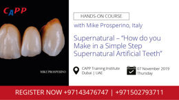 Supernatural – “How do you Make in a Simple Step Supernatural Artificial Teeth”