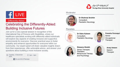 AKUH to celebrate International Day of Persons with Disabilities with inclusive online session