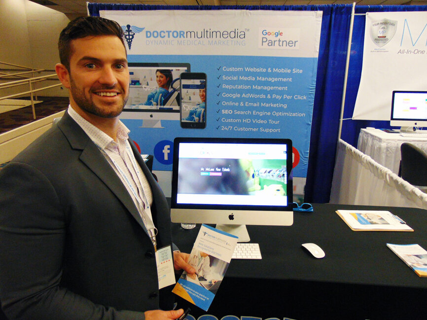 Phillip Spain of Doctor Multimedia. (Photo by Fred Michmershuizen/Dental Tribune America)