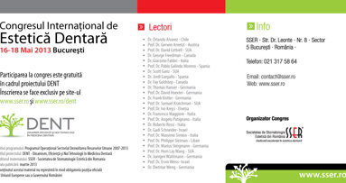 Programul complet al Congresului International de Estetica Dentara