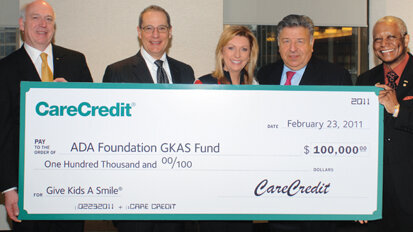 CareCredit presents its fifth donation to Give Kids A Smile Fund CareCredit presents its fifth donation to Give Kids A Smile Fund