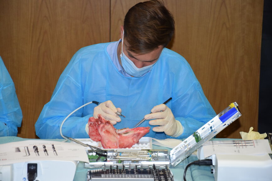 The “My first implant” workshop was organised by the EAO Junior Committee. (Photograph: DTI)