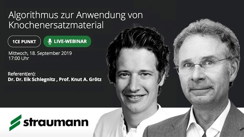 Straumann präsentiert Webinar zur Anwendung von Knochenersatzmaterialien