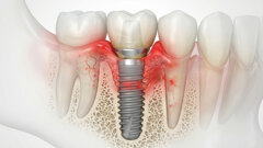 Diabetes associated with poorer long-term dental implant outcomes