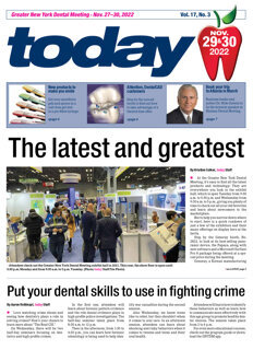 today Greater New York Dental Meeting Nov. 29 & 30, 2022 today Greater New York Dental Meeting Nov. 29 & 30, 2022