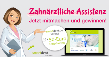 Jetzt mitmachen und gewinnen! Sparen mit smartdent.de