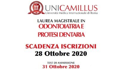 Nuovo Corso di Laurea Magistrale in Odontoiatria e Protesi Dentaria in UniCamillus