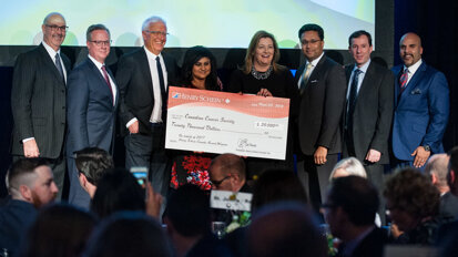 Henry Schein Canada donates $20,000 to Canadian Cancer Society Henry Schein Canada donates $20,000 to Canadian Cancer Society