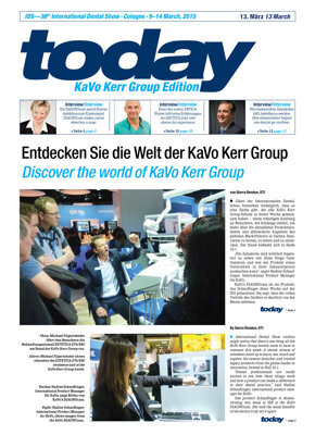 Corporate today IDS 2015 KaVo Kerr Group Supplement 13 March Corporate today IDS 2015 KaVo Kerr Group Supplement 13 March
