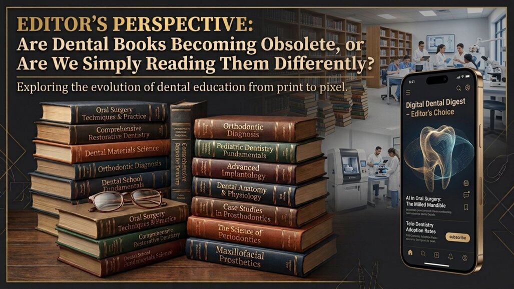 Are Dental Books Becoming Obsolete, or Are We Simply Reading Them Differently?